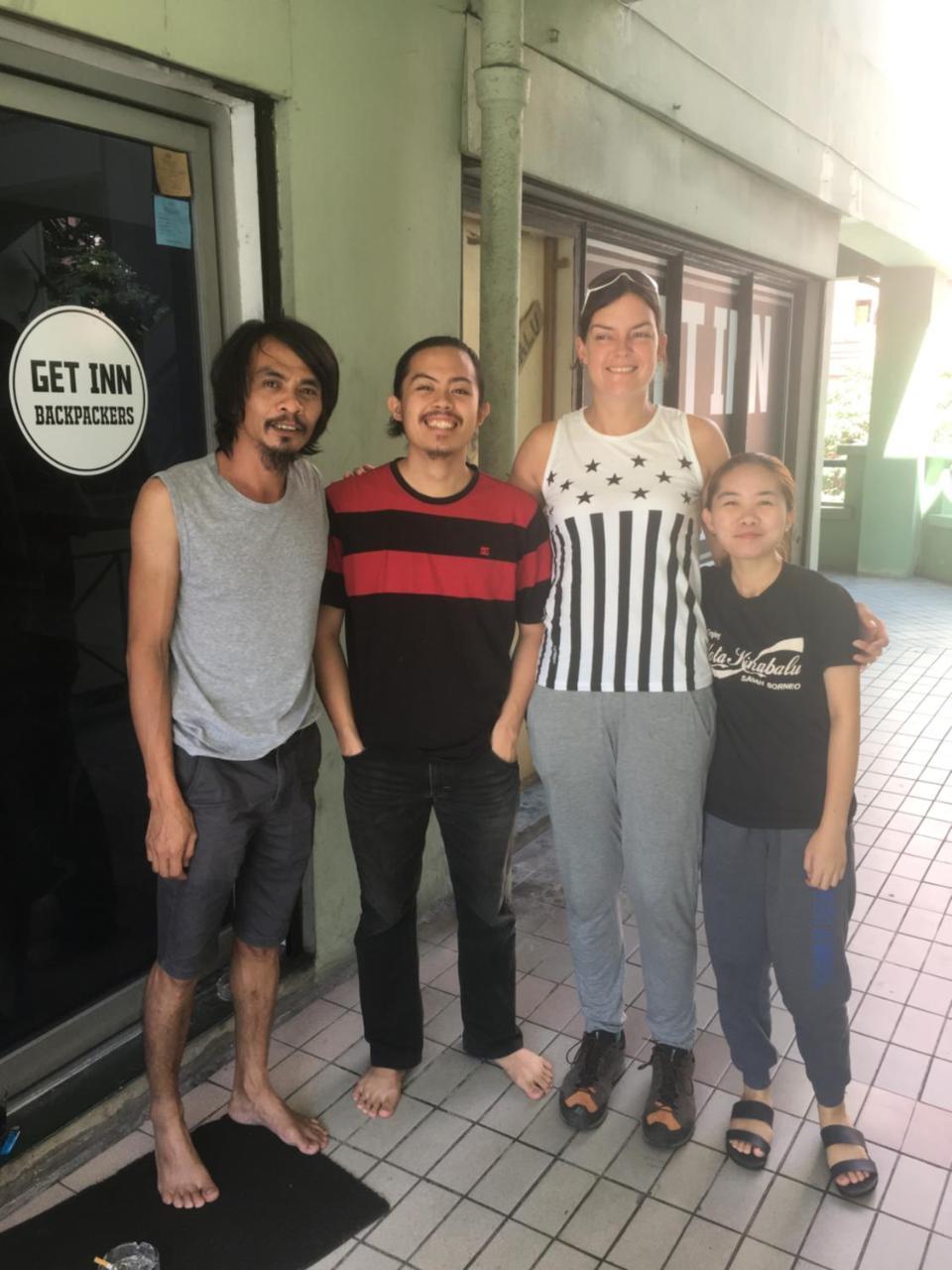 Get Inn Backpackers Kota Kinabalu Esterno foto